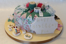 escape to the chateau inspired birthday cake